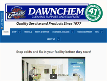 Tablet Screenshot of dawnchem.com